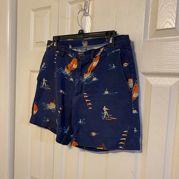 Polo Ralph Lauren Shorts Mens Size 31 Blue Navy - Picture 4 of 7